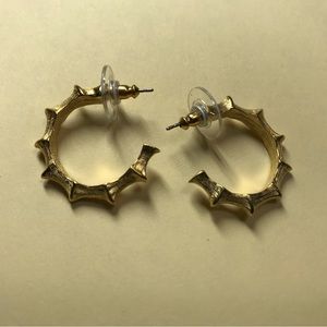 Just USA Gold Hoop Earrings